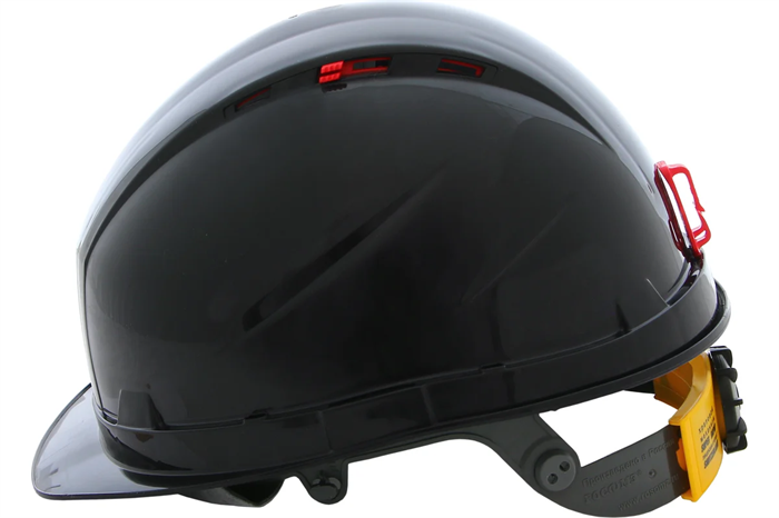 Защитная каска БЕЗ НАНЕСЕНИЯ ЛОГОТИПА РОСОМЗ RFI-3 BIOT RAPID черная 72720 (с храповиком) 10037