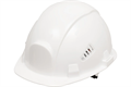 Защитная каска БЕЗ НАНЕСЕНИЯ ЛОГОТИПА Gigant Fit белая, храповая регулировка GHF-22 10027