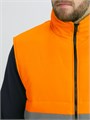 Жилет утепленный сигнальный БЕЗ НАНЕСЕНИЯ ЛОГОТИПА Ярксион® СОП (тк.OxLine,90), оранжевый 10059