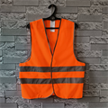 Жилет сигнальный светоотражающий БЕЗ НАНЕСЕНИЯ ЛОГОТИПА, 2СОП, плотность 100 гр./кв.м., цвет - оранжевый (Россия) 10015