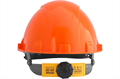Защитная каска С НАНЕСЕНИЕМ ЛОГОТИПА РОСОМЗ СОМЗ-55 FavoriT Trek RAPID, оранжевая 75614 (с храповиком) 10024